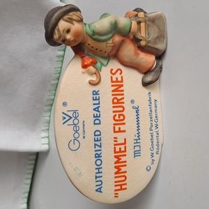 1947 Hummel Goebel Authorized Dealer Plaque Figurine